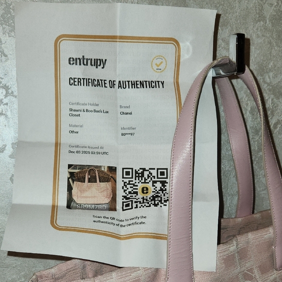 CHANEL Pink Tote Bag With COA - Picture 11 of 11